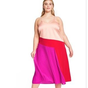 Cushnie for Target color block slip dresses NWT